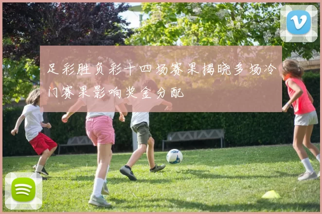 足彩胜负彩十四场赛果揭晓多场冷门赛果影响奖金分配